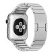 Браслет блочный из нержавеющей стали для Apple Watch 38/40 мм, серебристый цвет