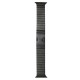 Браслет блочный из нержавеющей стали для Apple Watch 42/44 мм, чёрный цвет
