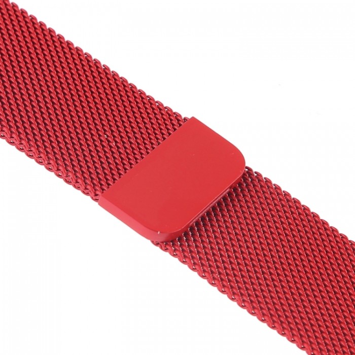 Браслет миланский сетчатый для Apple Watch 38/40 мм, красный цвет