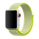 Ремешок из нейлона с застёжкой-липучкой для Apple Watch 38/40 мм, светло-салатовый цвет