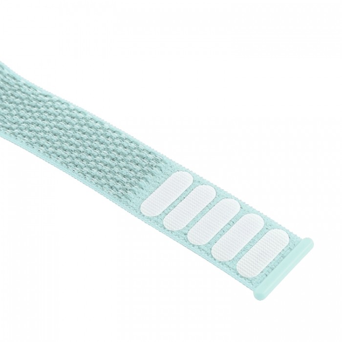 Ремешок из нейлона с застёжкой-липучкой для Apple Watch 42/44 мм, мятный цвет