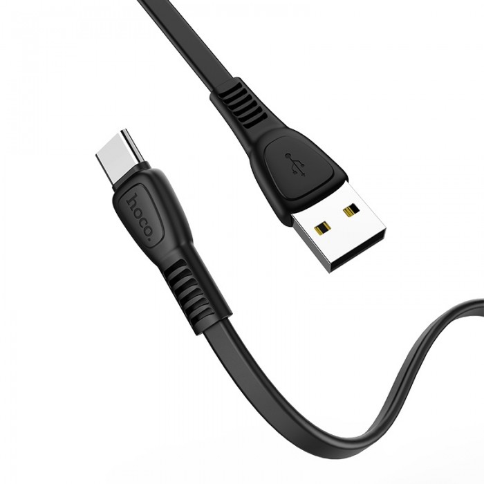 Кабель Hoco X40 USB-A/USB-C 3A (1 м), чёрный цвет