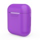 Чехол силиконовый для AirPods 1/2, фиолетовый цвет