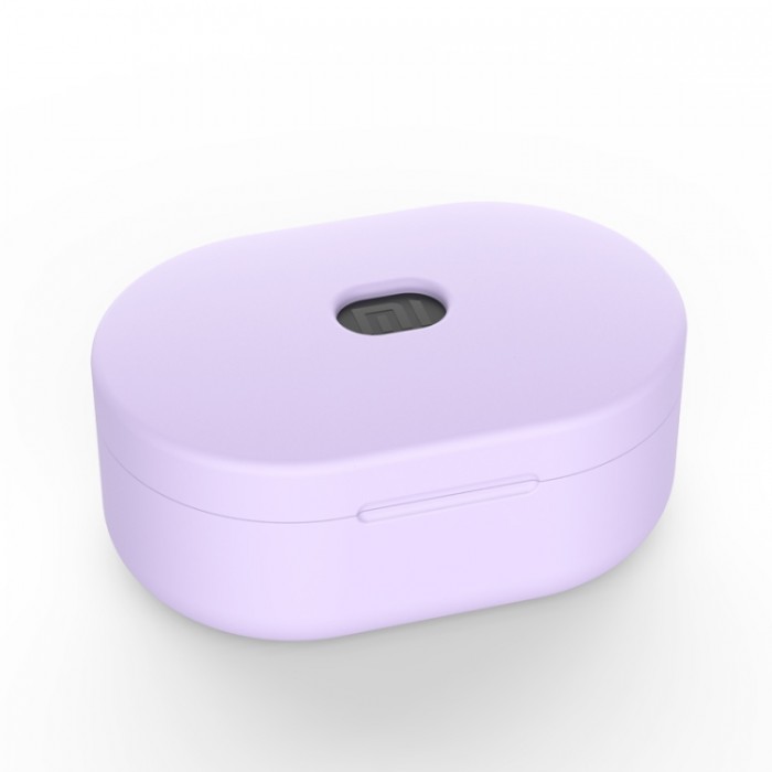 Чехол силиконовый для Redmi AirDots, сиреневый цвет