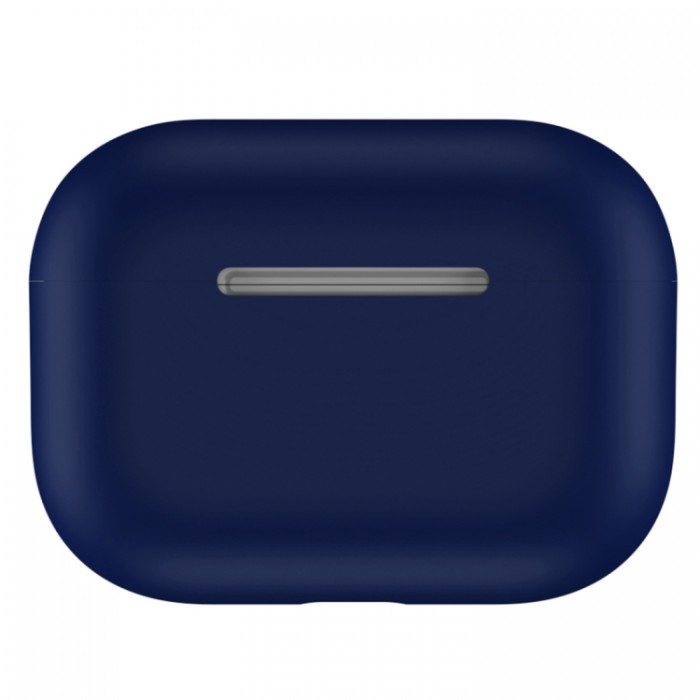 Чехол силиконовый для AirPods Pro, тёмно-синий цвет