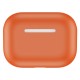 Чехол силиконовый для AirPods Pro, тёмно-оранжевый цвет