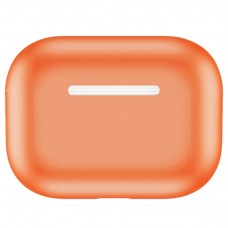 Чехол силиконовый для AirPods Pro, оранжевый цвет