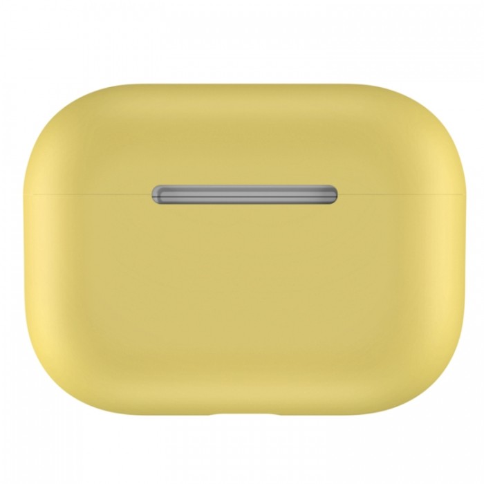 Чехол силиконовый для AirPods Pro, жёлтый цвет