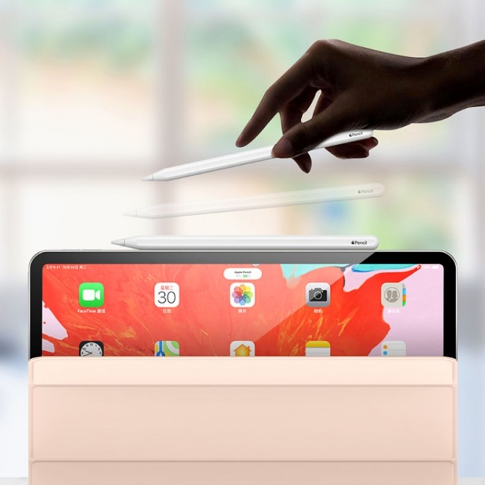 Чехол Totudesign Wei Series для iPad Pro 2018 12,9 дюйма, розовый цвет
