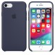 Чехол силиконовый Silicone Case для iPhone 7/8, тёмно-синий цвет