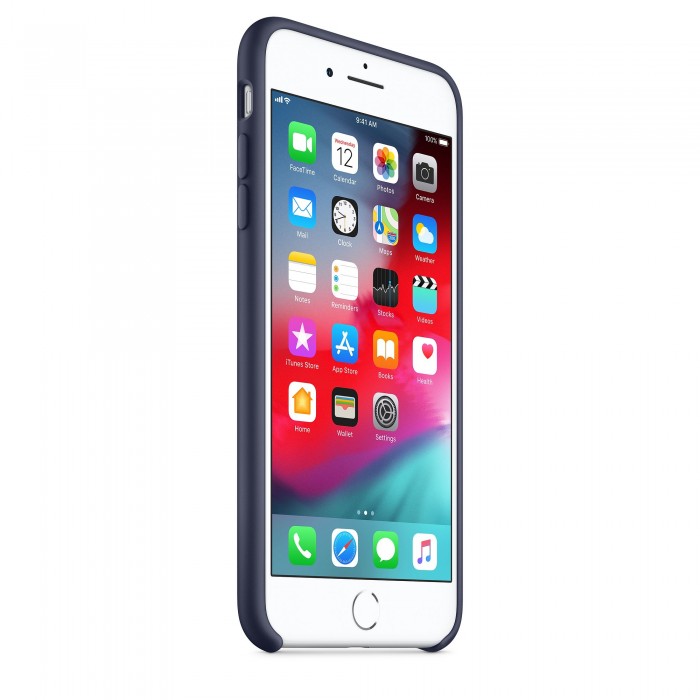 Чехол силиконовый Silicone Case для iPhone 7 Plus/8 Plus, тёмно-синий цвет