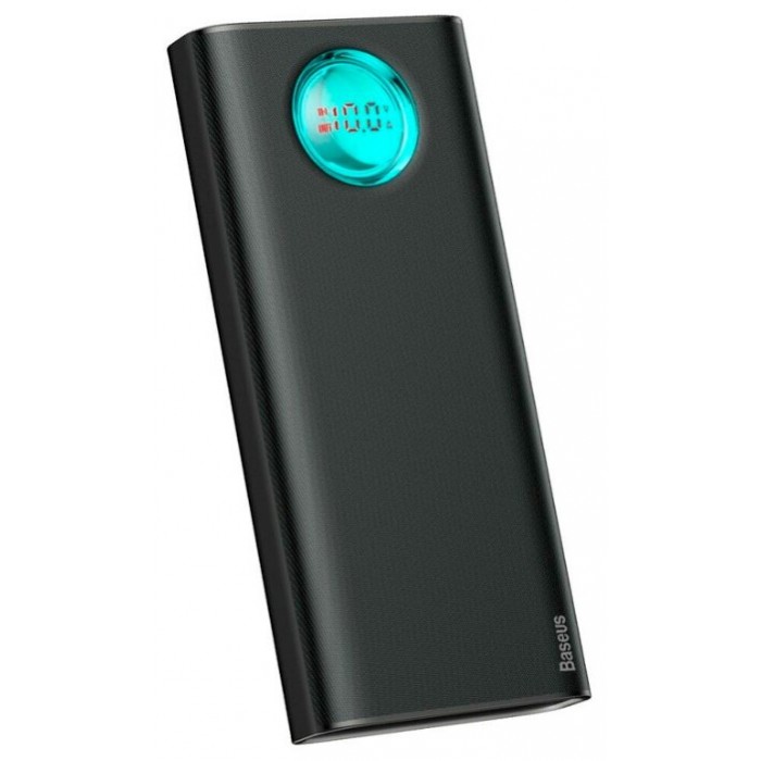 Внешний аккумулятор Baseus Amblight Quick Charge Digital Display Power Bank PD3.0+QC3.0 30000mAh, чёрный цвет