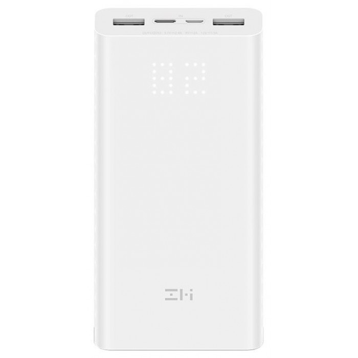 Внешний аккумулятор ZMI QB821 AURA 20000mAh, белый цвет
