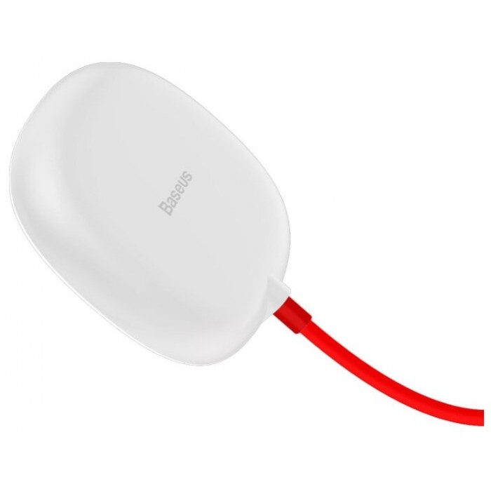 Беспроводная сетевая зарядка Baseus Suction Cup Wireless Charger, белый цвет