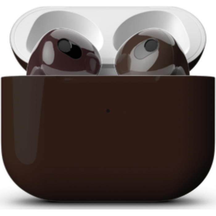 Apple AirPods 3 Color, глянцевый коричневый цвет
