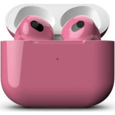 Apple AirPods 3 Color, глянцевый тёмно-розовый цвет