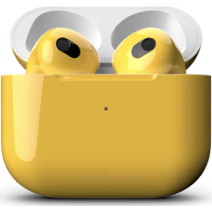 Apple AirPods 3 Color, глянцевый тёмно-жёлтый цвет
