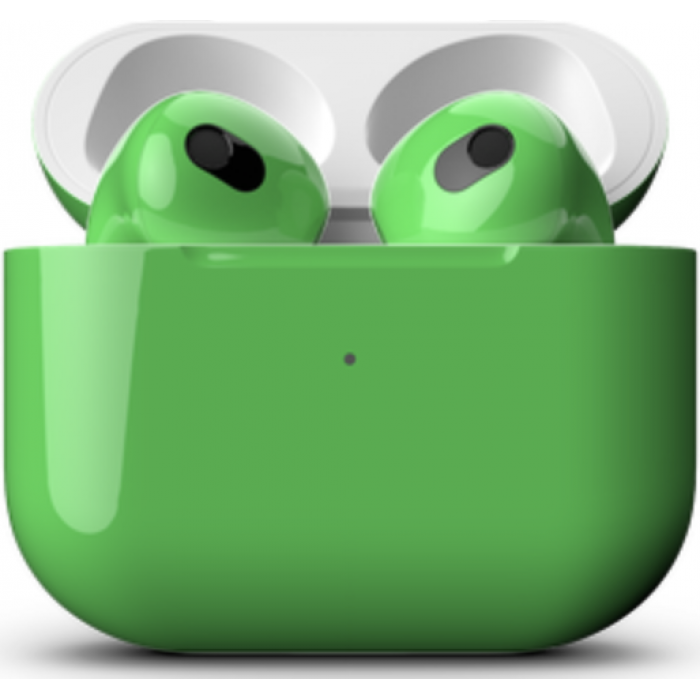 Apple AirPods 3 Color, глянцевый салатовый цвет