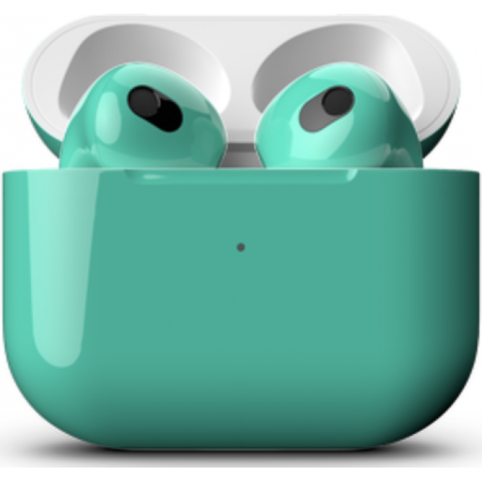 Apple AirPods 3 Color, глянцевый бирюзовый цвет