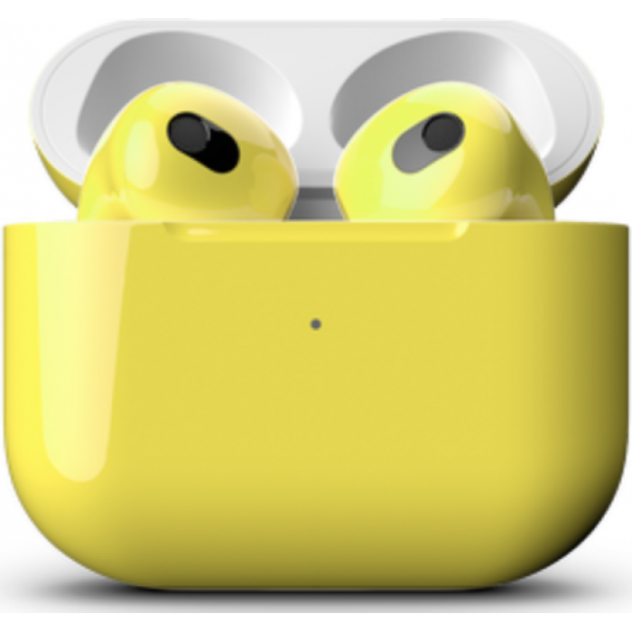 Apple AirPods 3 Color, глянцевый жёлтый цвет