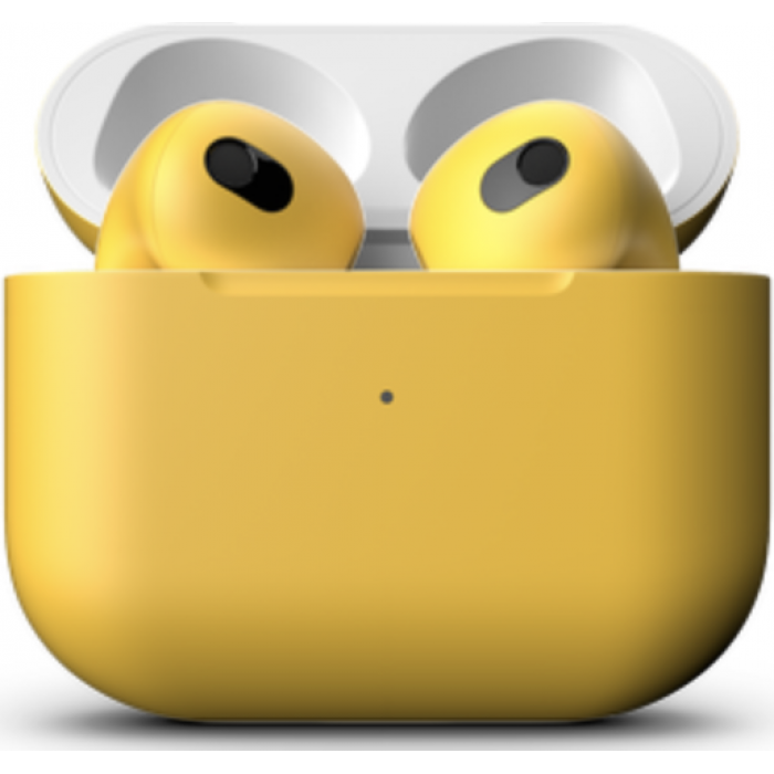 Apple AirPods 3 Color, матовый тёмно-жёлтый цвет