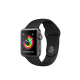 Apple Watch Series 3 GPS, 38 мм, алюминий цвета «серый космос», спортивный ремешок чёрного цвета