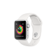 Apple Watch Series 3 GPS, 38 мм, алюминий серебристого цвета, спортивный ремешок белого цвета