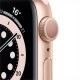 Apple Watch Series 6 GPS 40мм Aluminum Case with Sport Band RU, золотистый/розовый песок