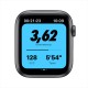 Apple Watch Series 6 GPS 44мм Aluminum Case with Nike Sport Band, серый космос/антрацитовый/черный