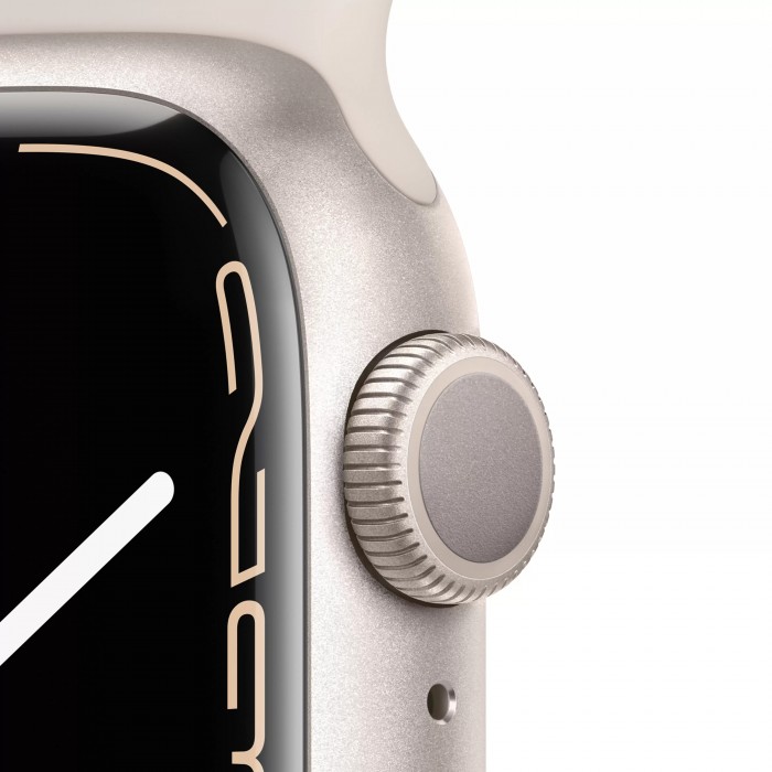 Apple Watch Series 7 41mm Aluminium with Sport Band, сияющая звезда