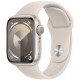 Apple Watch Series 9 GPS, 45 мм, корпус из алюминия цвета «сияющая звезда», спортивный ремешок цвета «сияющая звезда»