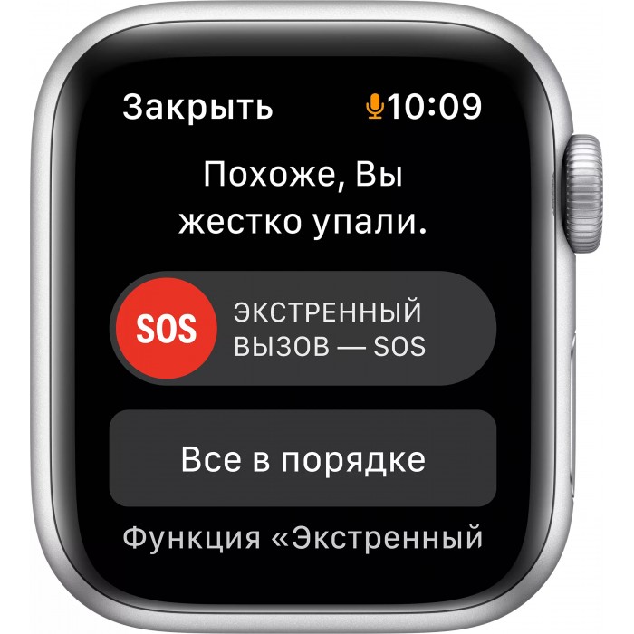 Apple Watch SE GPS 40мм Aluminum Case with Sport Band, серебристый/синий омут
