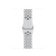 Apple Watch SE GPS 40мм Aluminum Case with Nike Sport Band, серебристый/чистая платина/черный