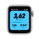 Apple Watch SE GPS 40мм Aluminum Case with Nike Sport Band, серебристый/чистая платина/черный