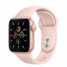 Apple Watch SE GPS 40мм Aluminum Case with Sport Band, золотистый/розовый песок