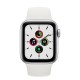 Apple Watch SE GPS 40мм Aluminum Case with Sport Band, серебристый/белый