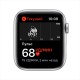 Apple Watch SE GPS 44мм Aluminum Case with Sport Band, серебристый/белый