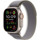 Apple Watch Ultra 2, GPS + Cellular, титановый корпус 49 мм, ремешок Trail зелёного/серого цвета