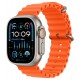 Apple Watch Ultra 2, GPS + Cellular, титановый корпус 49 мм, ремешок Ocean оранжевого цвета