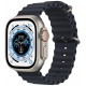 Apple Watch Ultra, GPS + Cellular, 49 мм, корпус из титана, ремешок Ocean цвета «тёмная ночь»