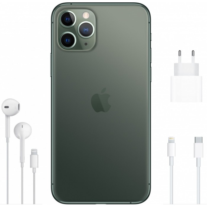 iPhone 11 Pro Max (Dual SIM) 256 ГБ тёмно-зелёный