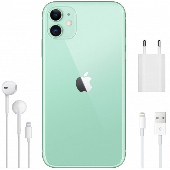 iPhone 11 (Dual SIM) 64 ГБ зелёный