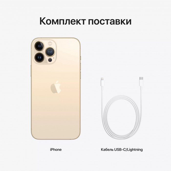 iPhone 13 Pro Max (Dual SIM) 256 ГБ золотой
