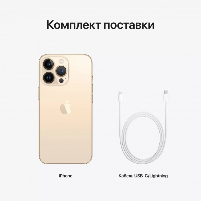iPhone 13 Pro (Dual SIM) 256 ГБ золотой